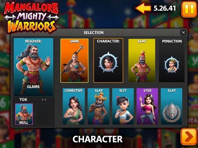 Mangalore Mighty Warriors Character Selection
